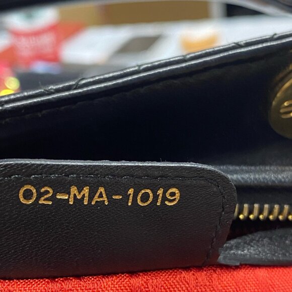 Dior Lambskin Cannage Medium Lady Dior Black Gold Hardware - Picture 14 of 16